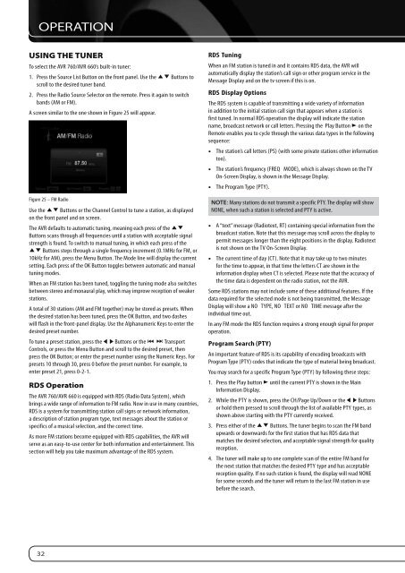 Owners Manual - AVR 760, AVR 660 (English EU - Harman Kardon