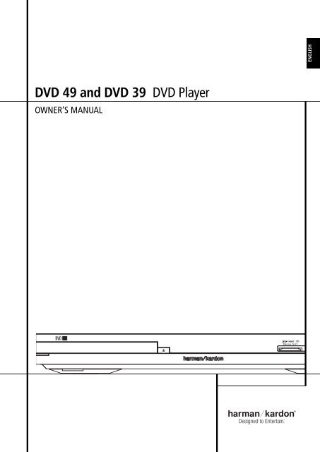 Lull hvorfor ikke Bevægelig DVD 49 and DVD 39 DVD Player - Harman Kardon