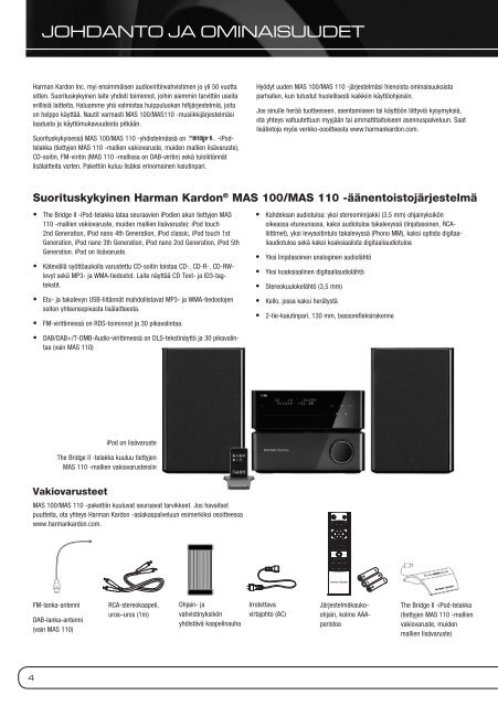 MAS 100/ MAS 110 - Harman Kardon