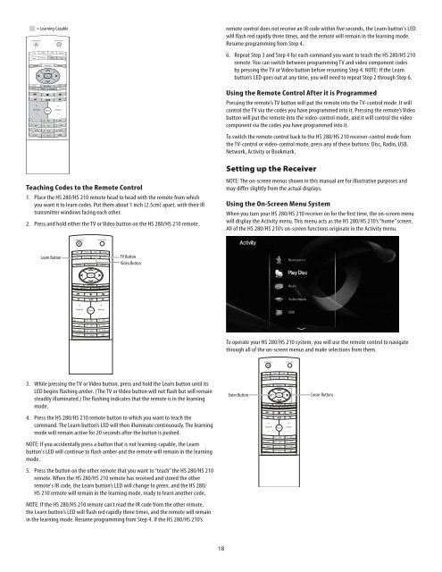 HS 280 / HS 210 - Harman Kardon