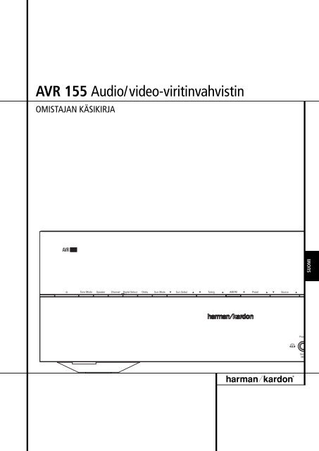 AVR 155 Audio/video-viritinvahvistin - Harman Kardon