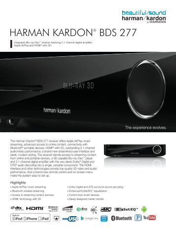 Harman Kardon® BdS 277 - AKG