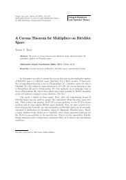 A Corona Theorem for Multipliers on Dirichlet Space - Internet ...
