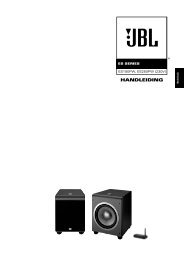 Owners Manual - ES150PW, ES250PW (Dutch) - JBL