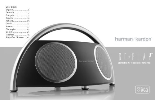portable hi-fi speaker for iPod - Harman Kardon