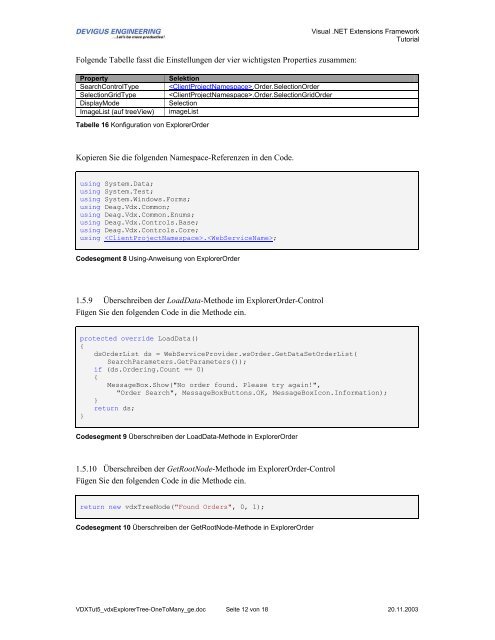 vdxExplorerTree – One To Many Datenmanipulation ... - dFPUG-Portal