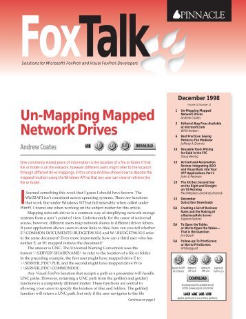 Un-Mapping Mapped Network Drives Andrew Coates - dFPUG-Portal