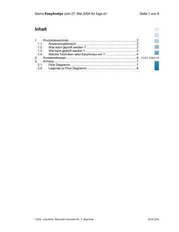 Produktbeschreibung EasyAnalyx - dFPUG-Portal