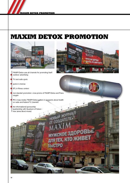 MAXIM detoX reAder Is