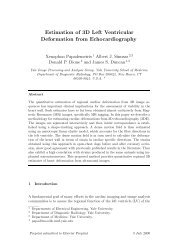 Estimation of 3D Left Ventricular Deformation from Echocardiography