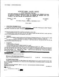 ADJUSTABLE RATE NOTE - FCI Exchange