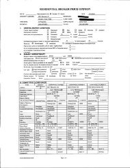 RESIDENTIAL BROKER PRICE OPINION I - FCI Exchange