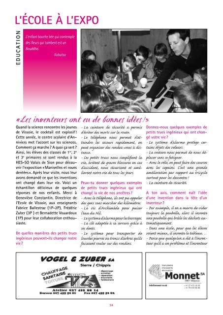 Numéro 2 priN temp S a vriL 20 1 1 - Commune d'Anniviers