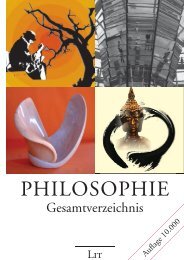 Philosophie - LIT Verlag