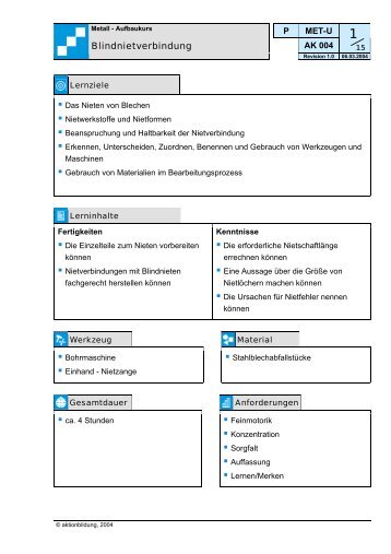 Metall - aktionbildung