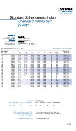 St andar d t iming belt pulleys - Antriebstechnik-Roeder.com