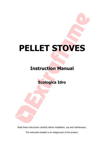 Extraflame Ecologica Idro Manual - Narvells