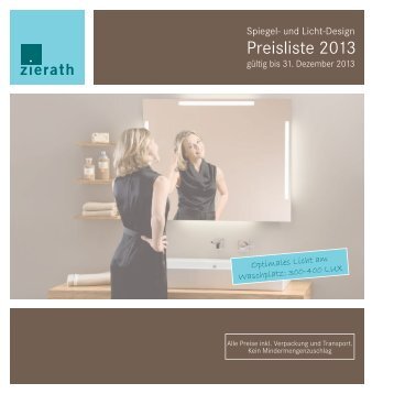 Zierath Preisliste 2013