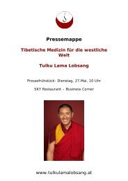 Pressemappe Tibetische Medizin für die westliche ... - Hennrich.PR