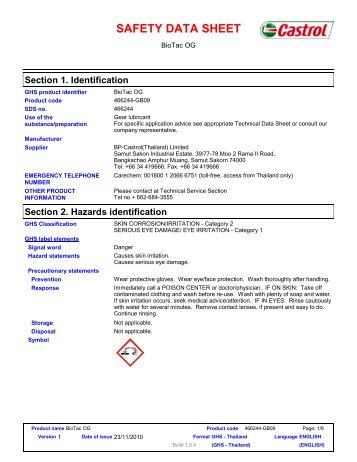 (English (GB)) - BP - PDS & MSDS Search