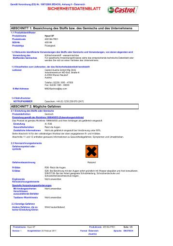 SICHERHEITSDATENBLATT - BP - PDS & MSDS Search