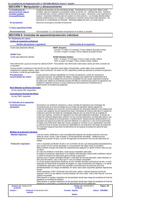 FICHA DE DATOS DE SEGURIDAD - BP - PDS & MSDS Search