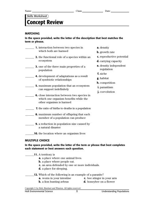 skills-worksheet-concept-review-answer-key-holt-environmental-science-db-excel