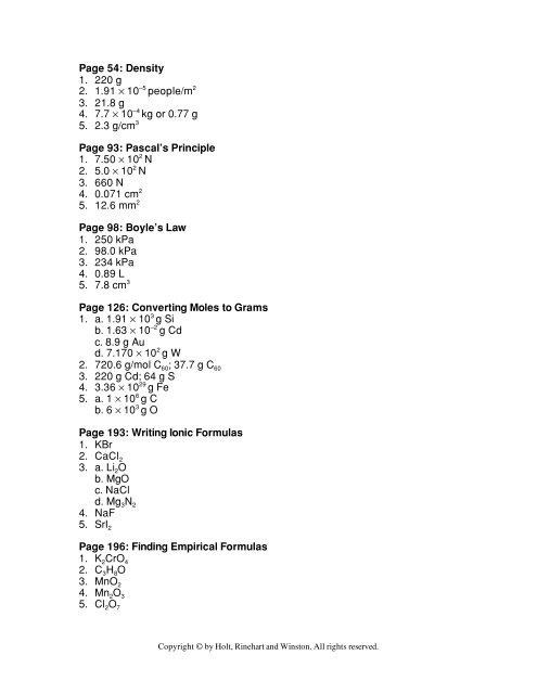 Math Skills: More Practice