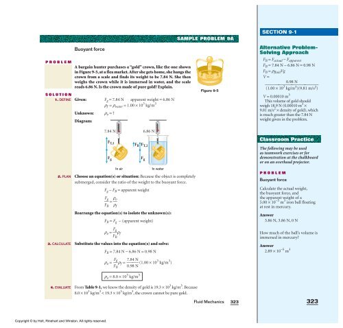 Fluid Mechanics with teacher's notes