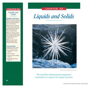 Liquids and Solids