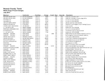 pcard charges 07-11 - Agenda