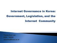 Internet Governance in Korea - Costa Rica - icann