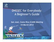 DNSSEC for Everybody: A Beginner's Guide - Costa Rica - icann