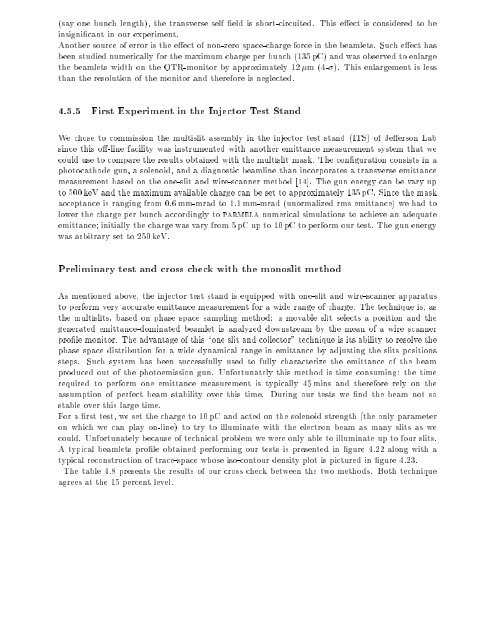 High Brightness Electron Beam Diagnostics and their ... - CASA