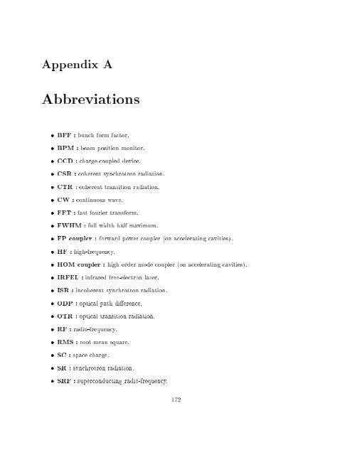 High Brightness Electron Beam Diagnostics and their ... - CASA