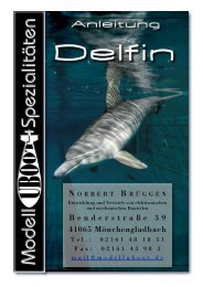 Anleitung Delphin - Modell-Uboot-Spezialitäten