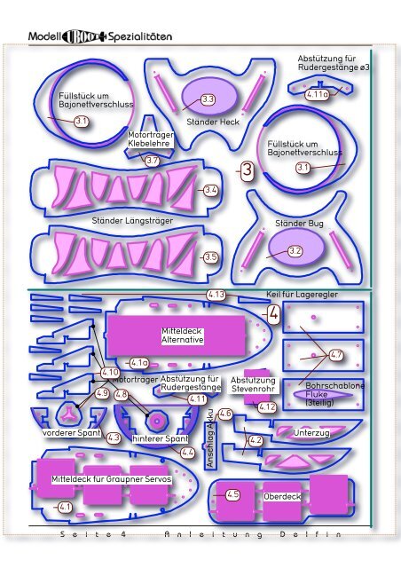 Anleitung Delphin - Modell-Uboot-Spezialitäten