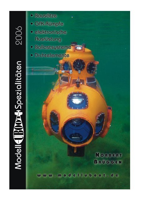 Katalog '6 - Modell-Uboot-Spezialitäten