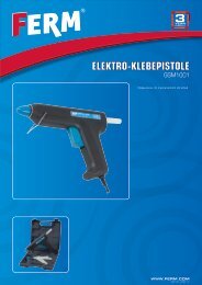 ELEKTRO-KLEBEPISTOLE - FERM.com