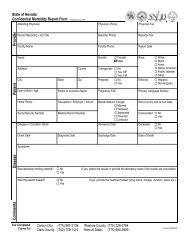 Confidential Morbidity Report Form - Nevada State Health Division ...