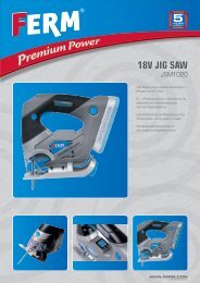 18V Jig Saw - FERM.com