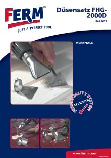 Image of Ferm FHG-2000D website