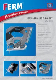 18V LI-ION JIG SAW SET - FERM.com