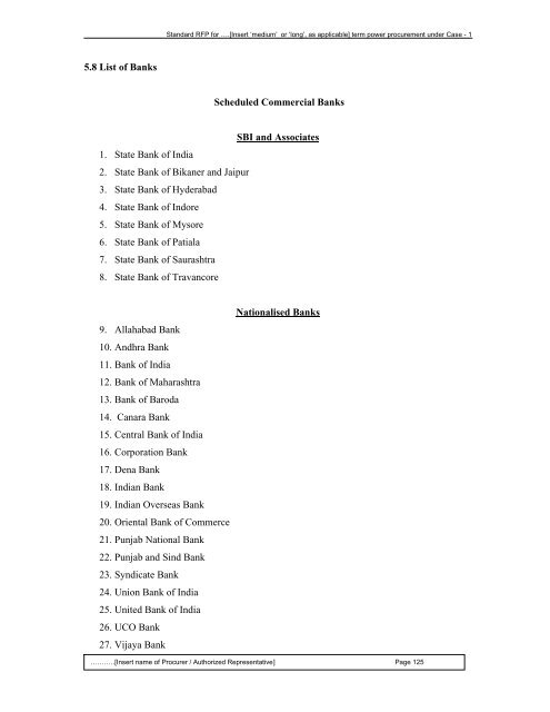 Guidelines for determination of tariff & SBD for ... - Ministry of Power