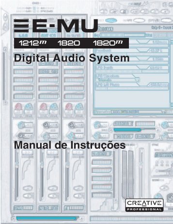 E-MU Digital Audio System OpMan - Portuguese - Version ... - Creative