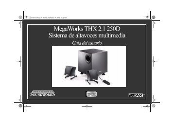 MegaWorks THX 2.1 250D Sistema de altavoces multimedia - Creative