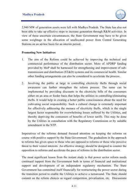 Report of Indian Institute of Public Administration ... - Ministry of Power