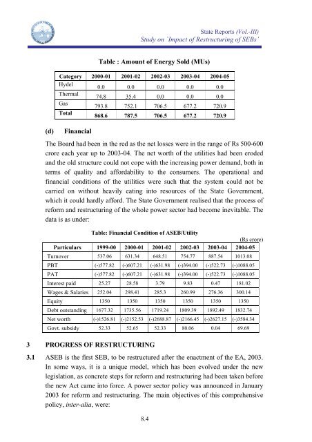 Report of Indian Institute of Public Administration ... - Ministry of Power