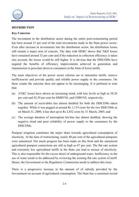 Report of Indian Institute of Public Administration ... - Ministry of Power