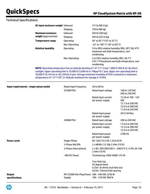 HP CloudSystem Matrix with HP-UX